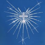 Radiant Silver Cross Applique by EUROTARD