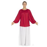 Plus Humble Servant Gathered Loose Fit Praise Top by EUROTARD