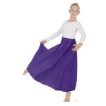 Child Polyester Full Length Praise Skirt by EUROTARD